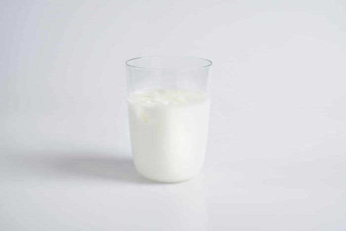 Verre de lait