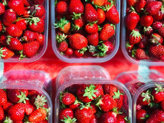 barquettes de fraises