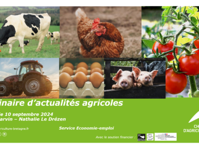 Webinaire d’actualités agricoles