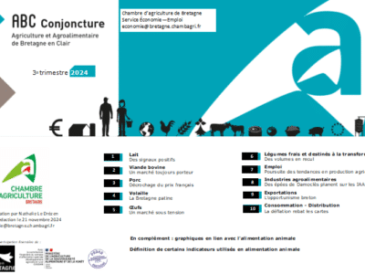 La conjoncture agricole bretonne du 3e trimestre 2024