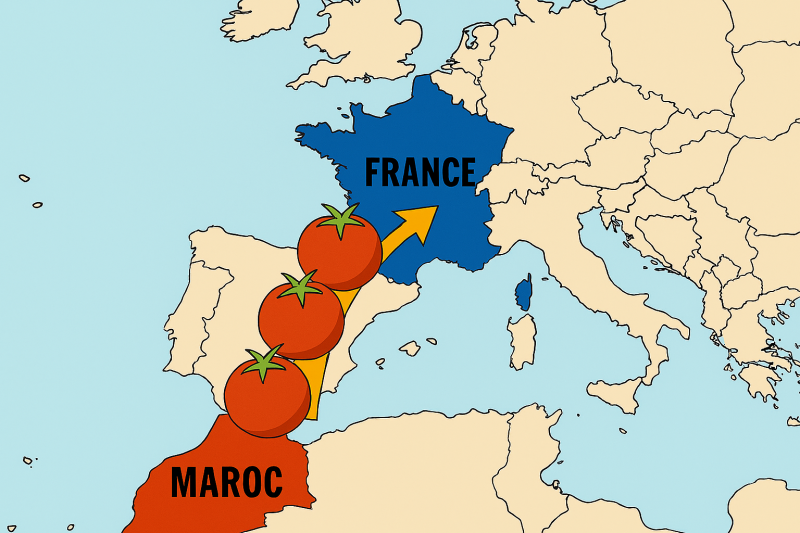 Toujours plus de tomates marocaines en France