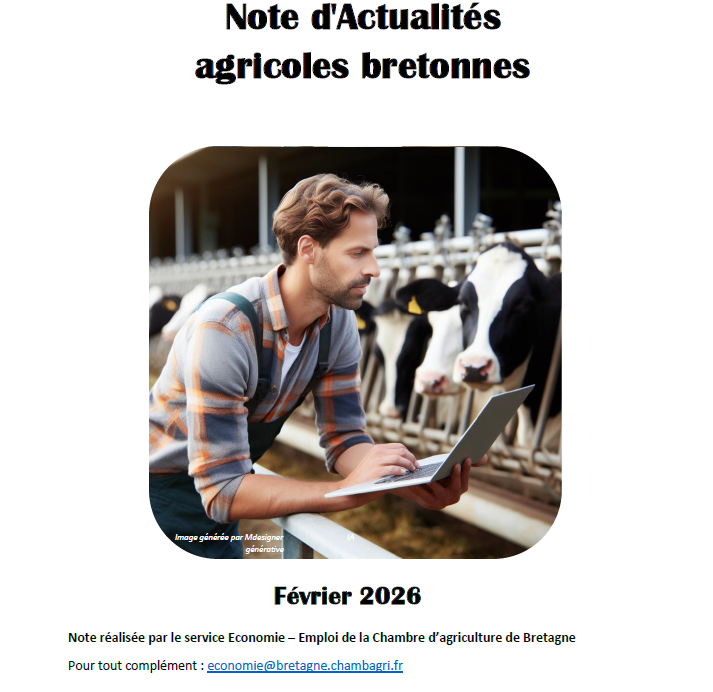 Note d&rsquo;Actualités agricoles bretonnes de Février 2026