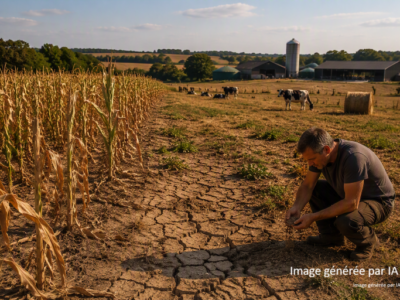 L&rsquo;agriculture bretonne souffre de la canicule et de la sécheresse